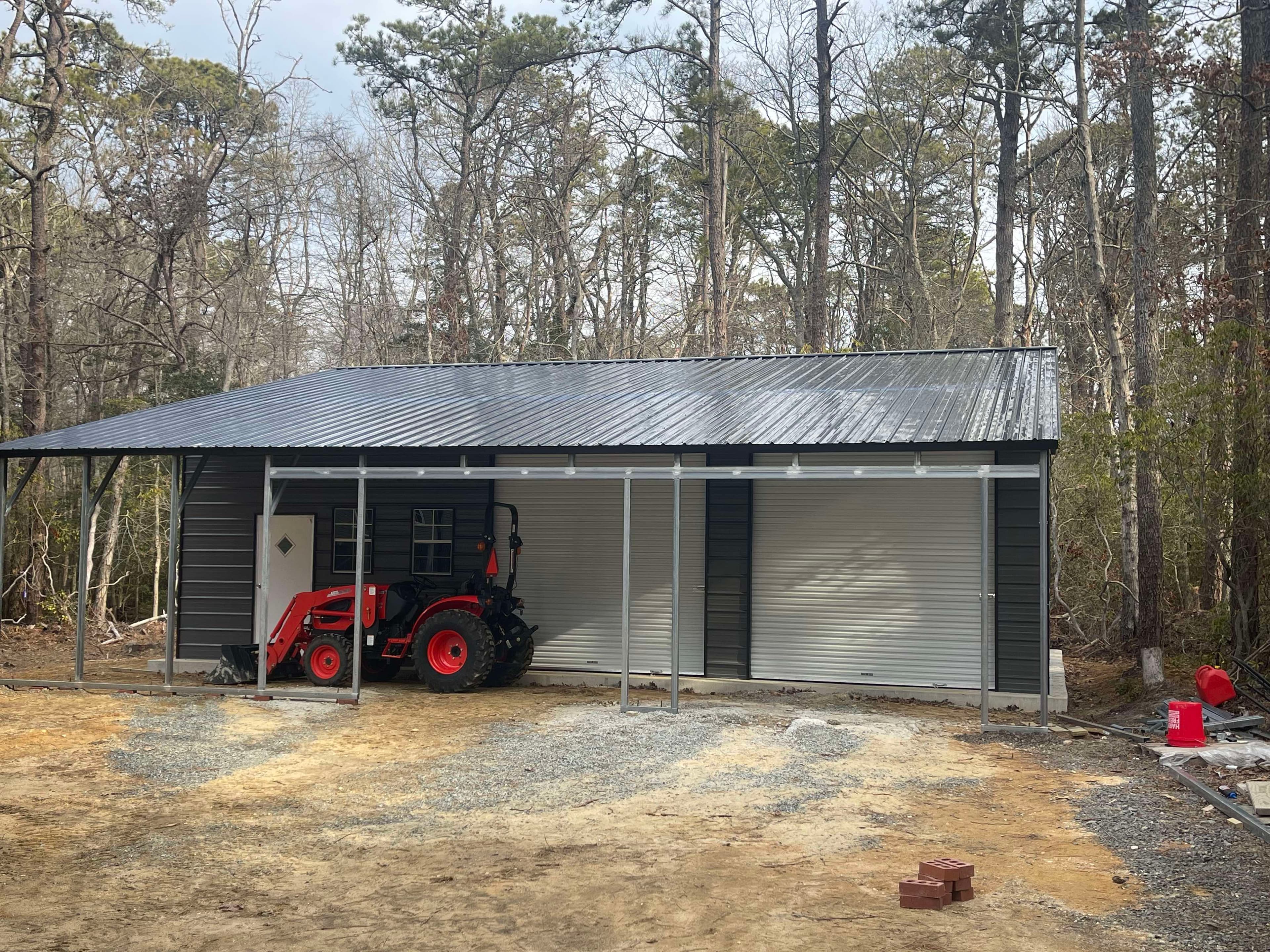 30'x40'x12' W/12'x40' Lean To Metal Building