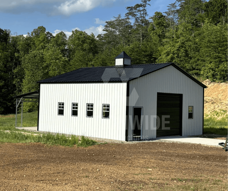 30'x30'x12' All Vertical Shop