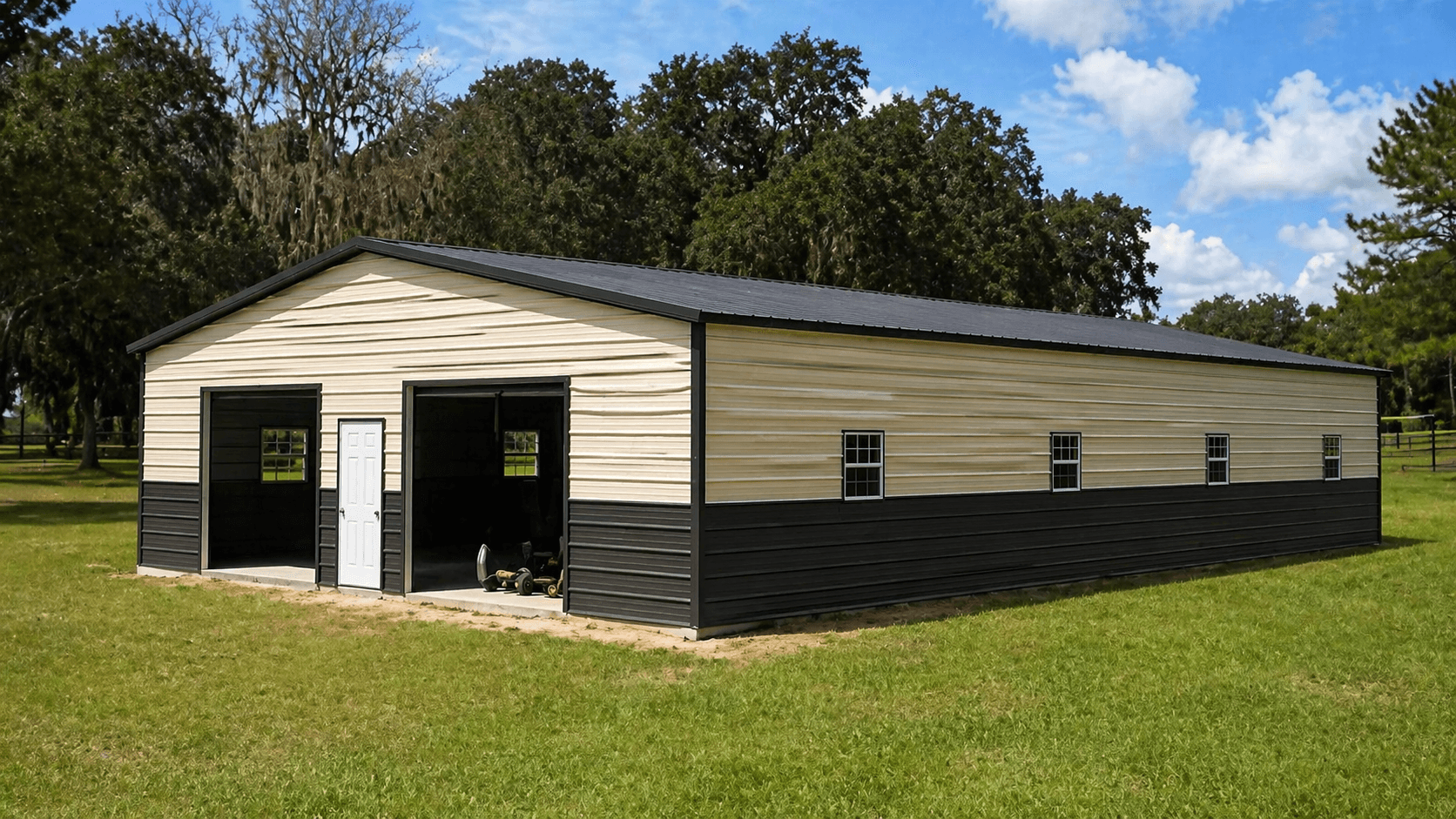40x60x9 Large Metal Storage Building