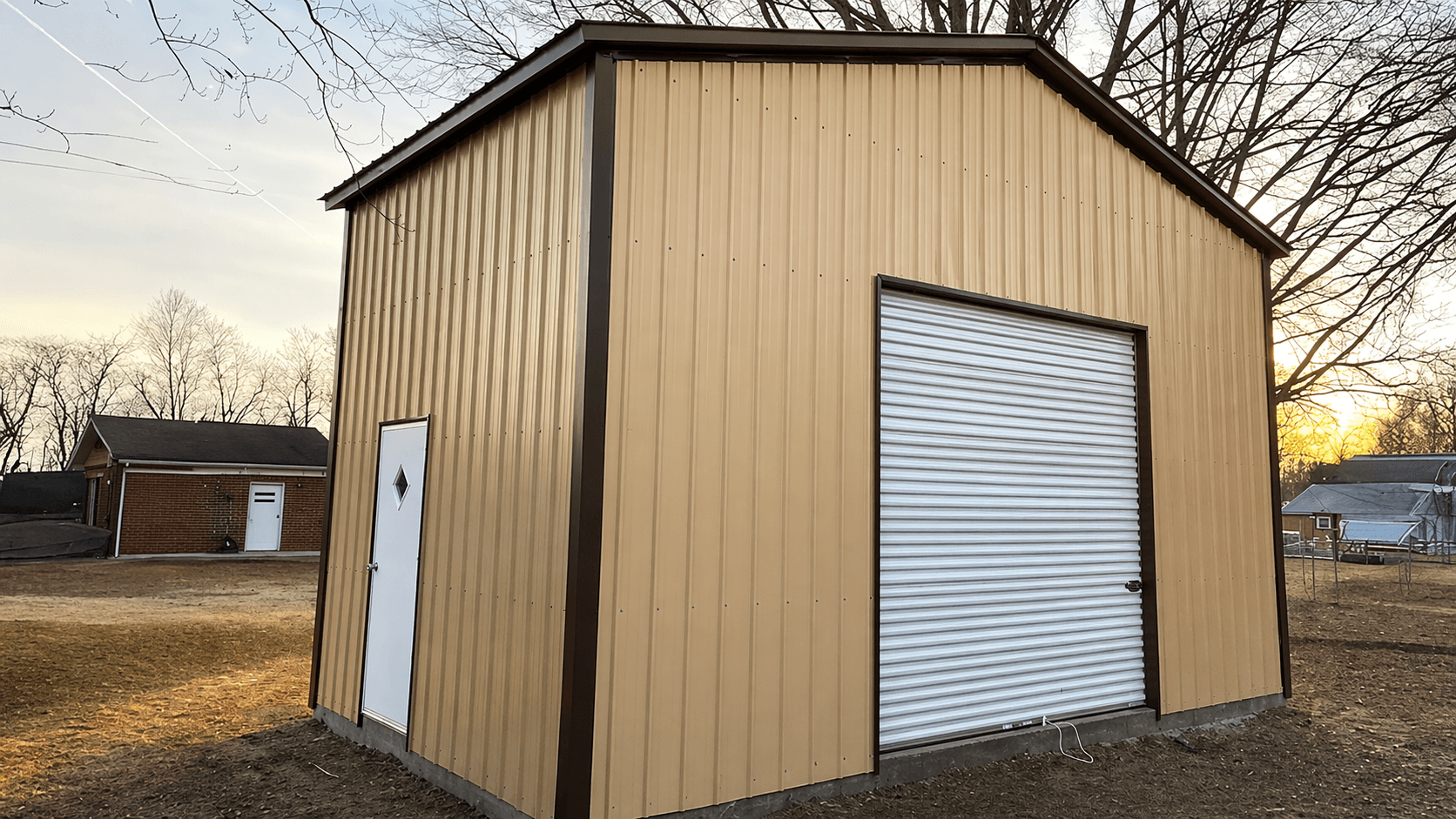 28x20x12 Metal Shed