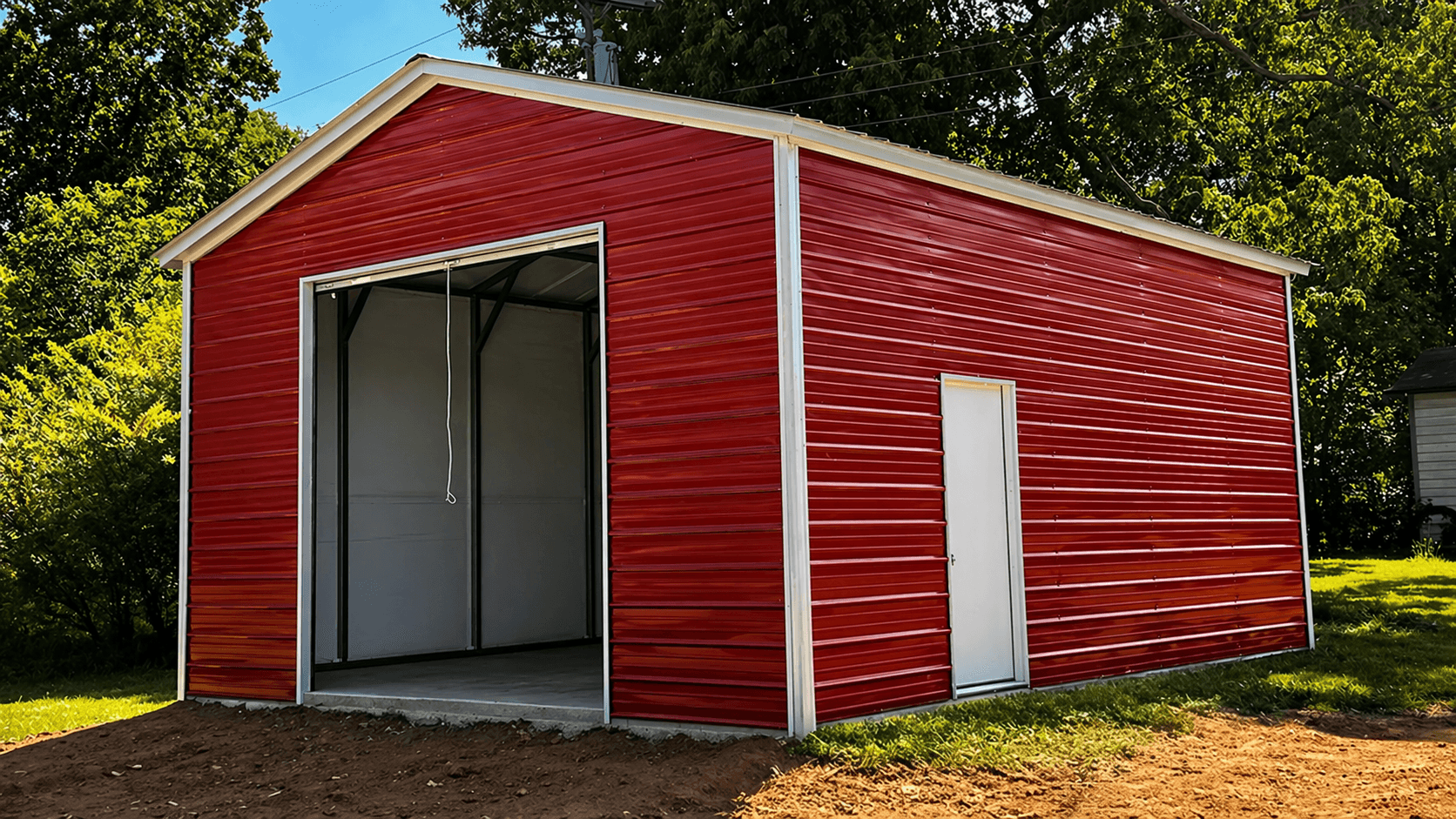20x25x11 Metal Shed