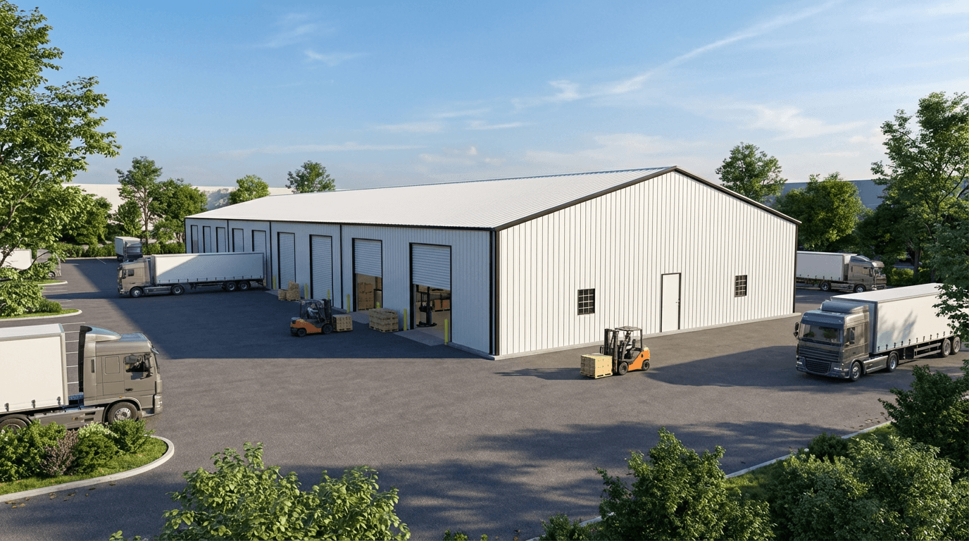 50x200x12 Industrial Metal Building